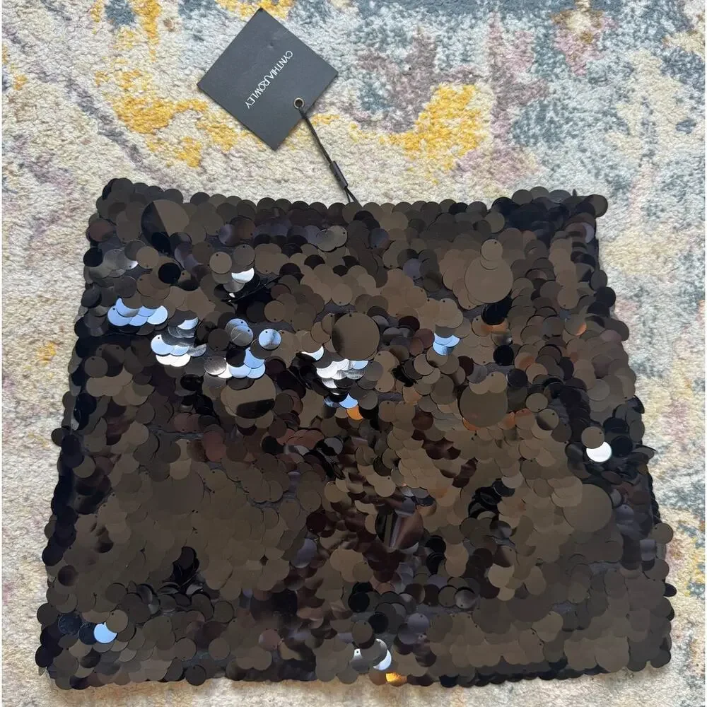 Cynthia Rowley Sequin Mini Skirt